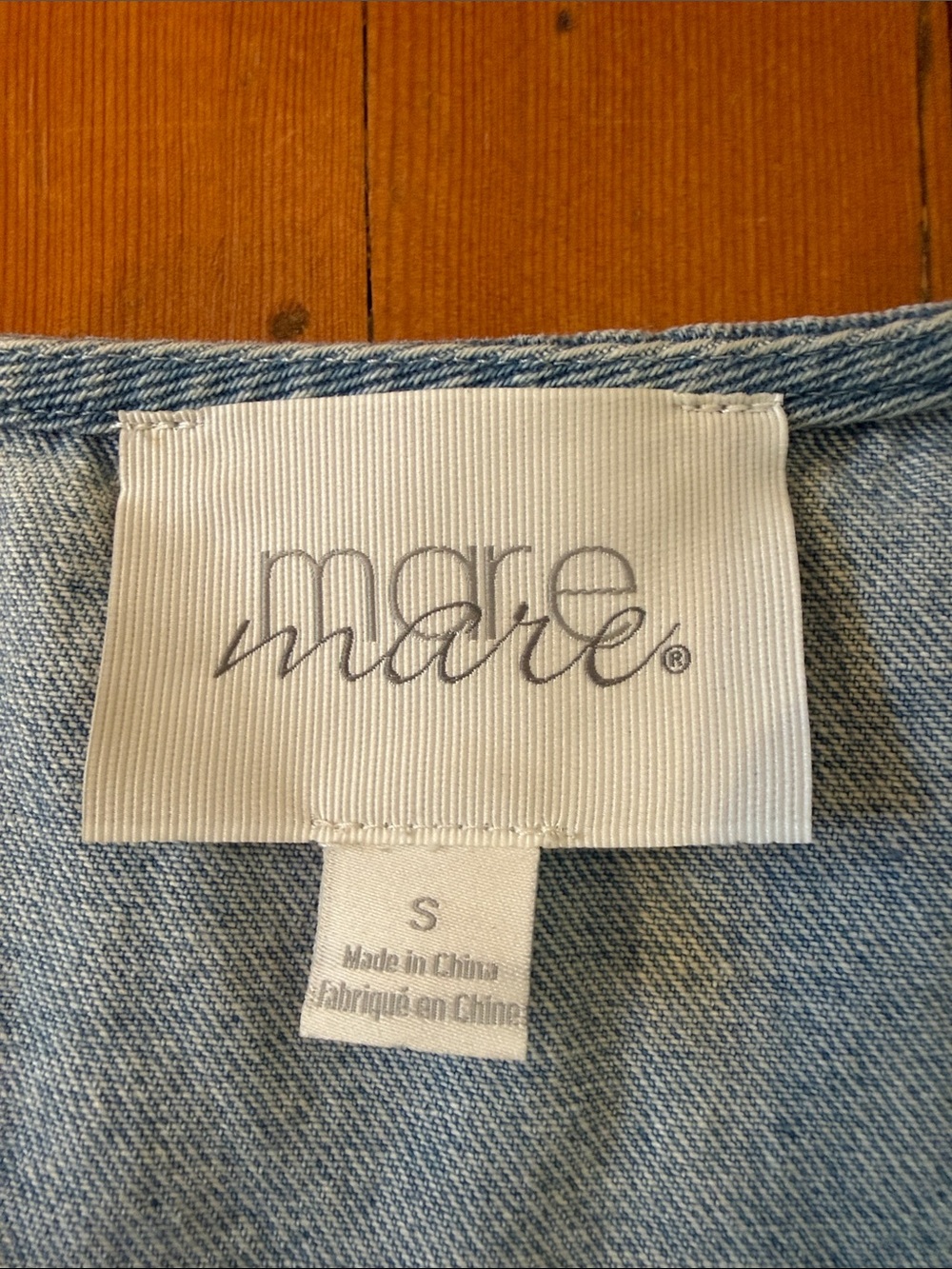 Denim Anthro Mare Mare top - Picture 2 of 4
